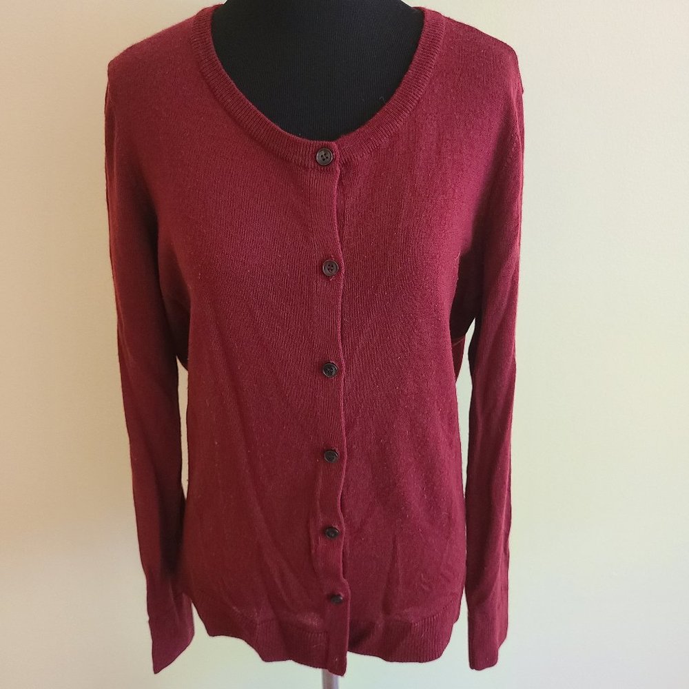 Cranberry Cardigan by The Limited - Sz XL
